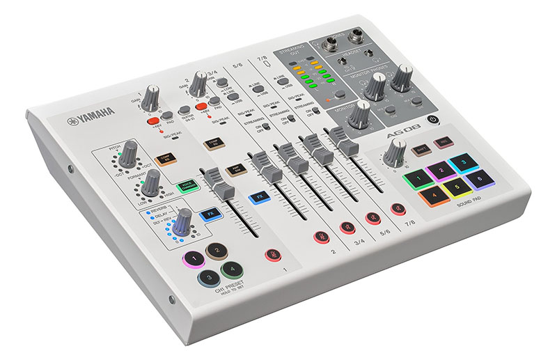 Yamaha AG08 直播專用模擬調音臺 Yamaha AG08 直播專用模擬調音臺