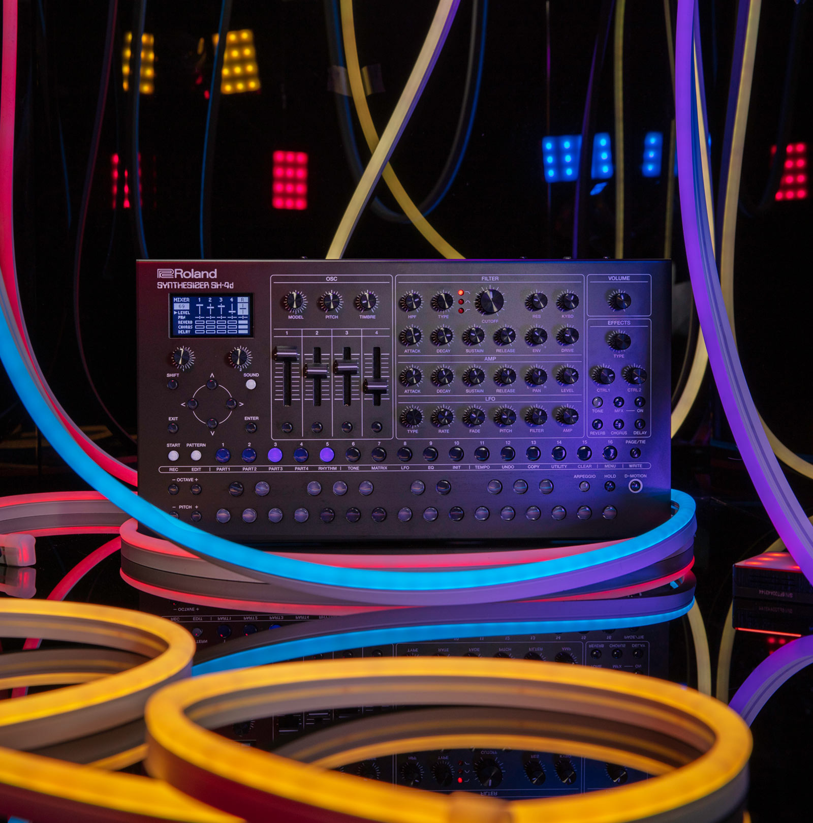 Roland SH-4d 一款多聲部桌面合成器