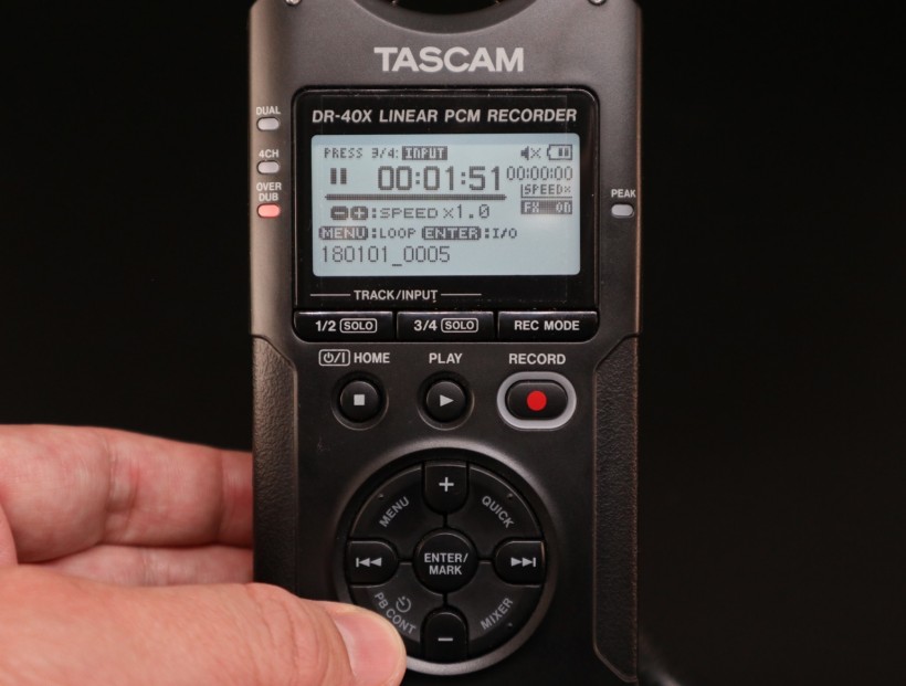 TASCAM X 戰(zhàn)警祭：DR-05X、DR-07X、DR-40X 系列便攜式錄音機測評