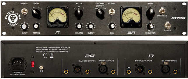 雙劍合璧：Black Lion Audio 的 B172A 讓你同時(shí)擁有 1176 和 LA-2A 做串聯(lián)壓縮