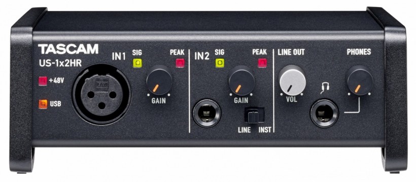 Tascam 發(fā)布新 US-HR 系列三款 USB-C 音頻接口：US-1x2HR、US-2x2HR、US-4x4HR
