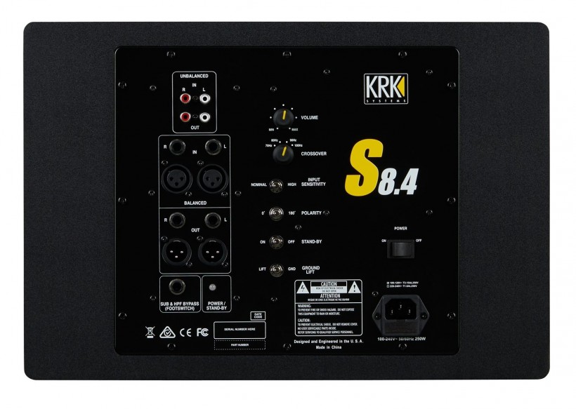 KRK 發(fā)布新一代低音音箱系列 S8.4、S10.4 和 S12.4